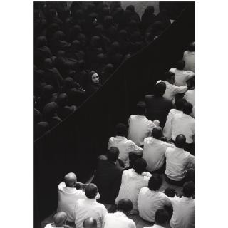 Shirin Neshat - Fervor (Crowd From Back, Woman Looking Over Her Shoulder), 2000 