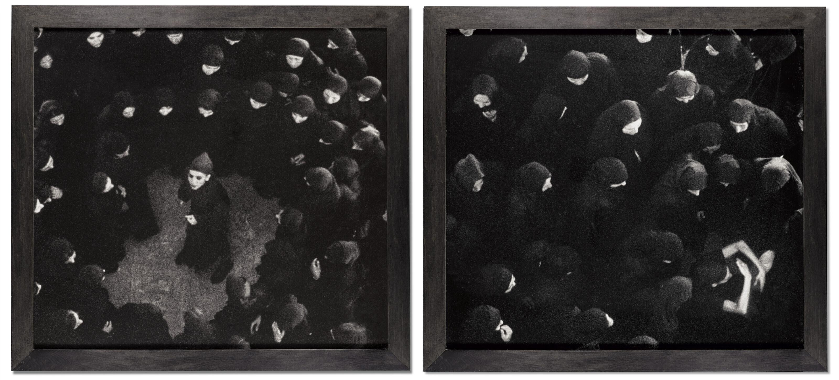 Shirin Neshat - Veiled Women from Above (\'Soliloquy\' series), 1999