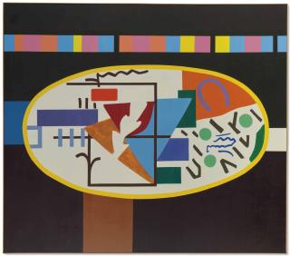 Shirley Jaffe - On the quai