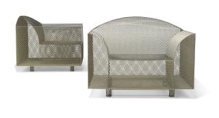 Shiro Kuramata - A pair of \'How High the Moon\' armchairs