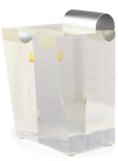 Shiro Kuramata - Acrylic Stool with Feathers