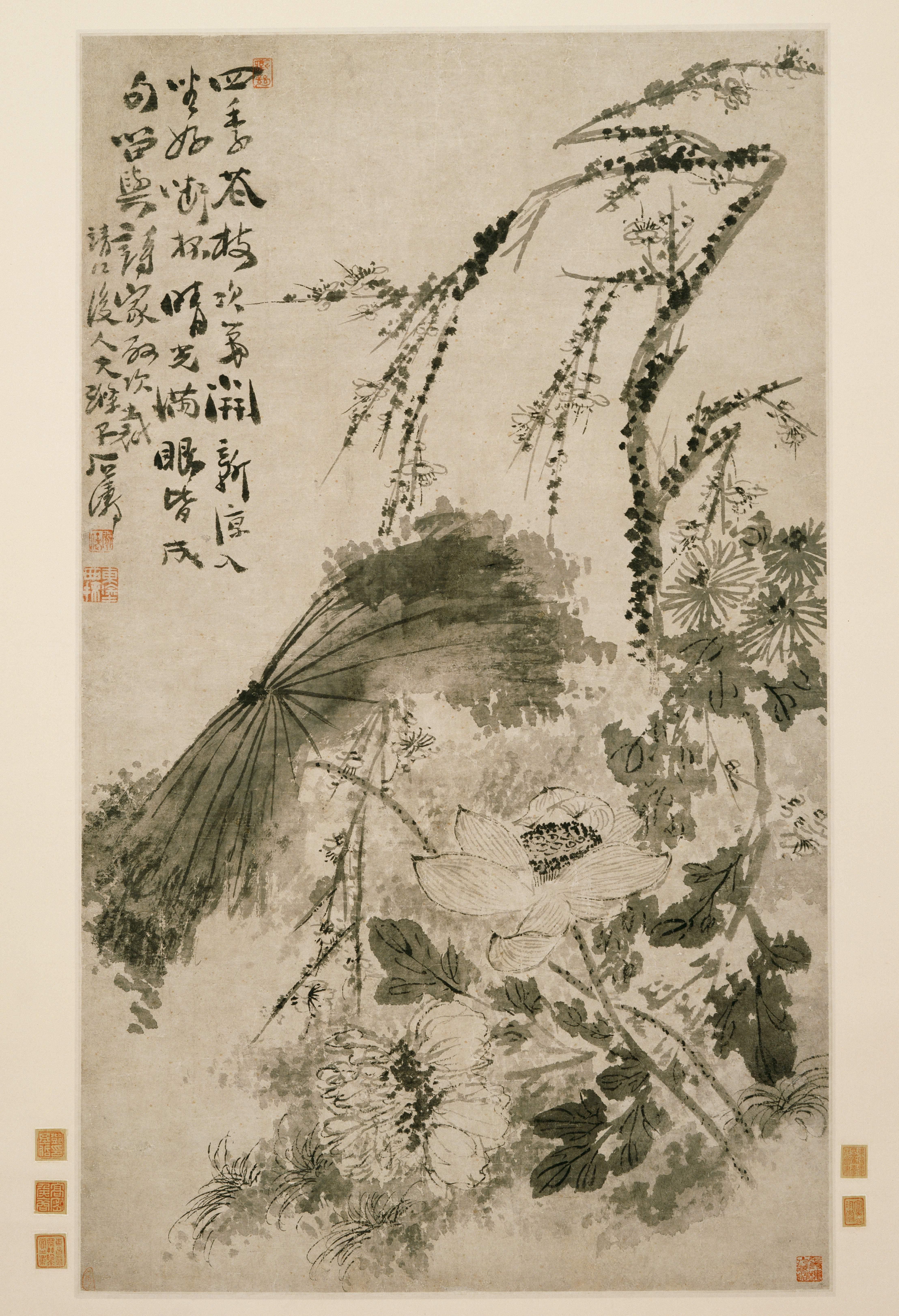 Shitao - Flowers of Four Seasons