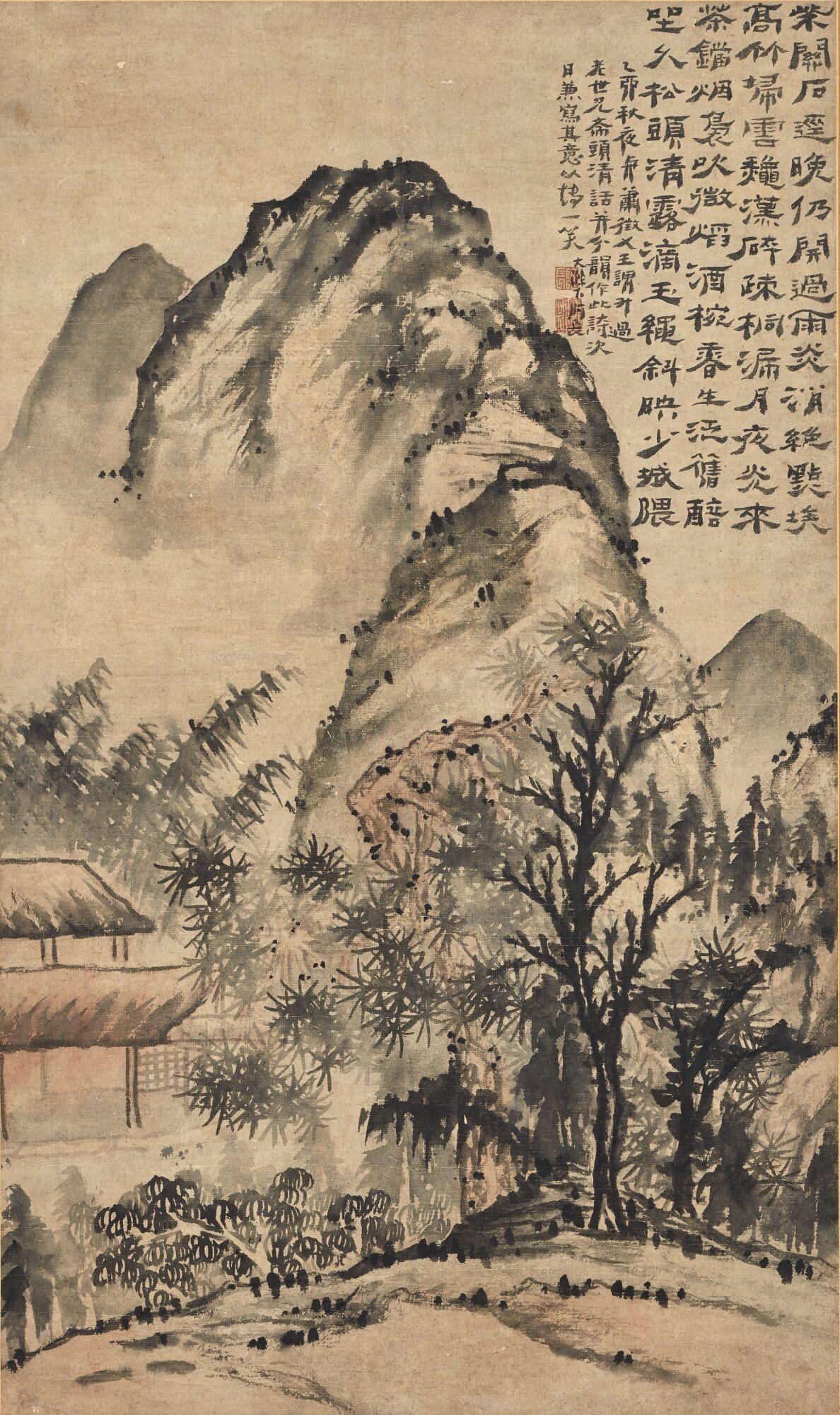 Shitao - Recluse In The Autumn Mountains