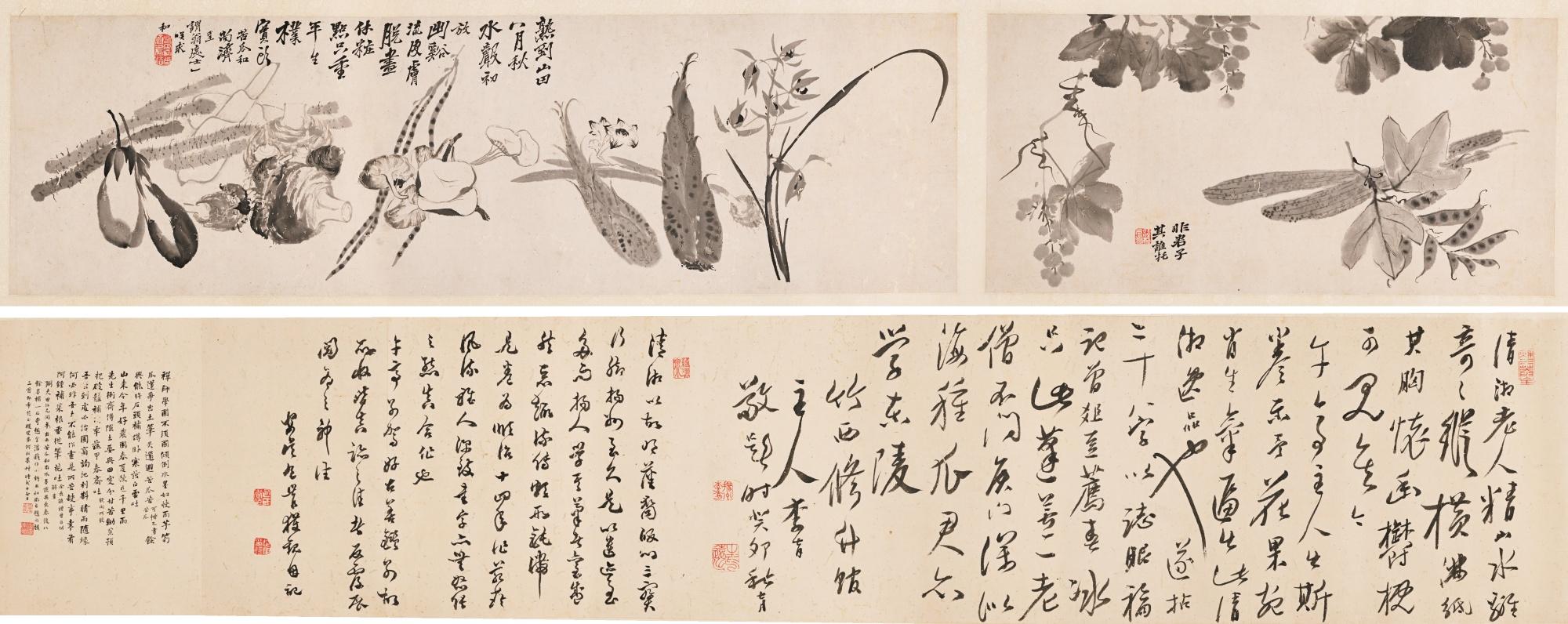 Shitao -  Vagetables And Flowers