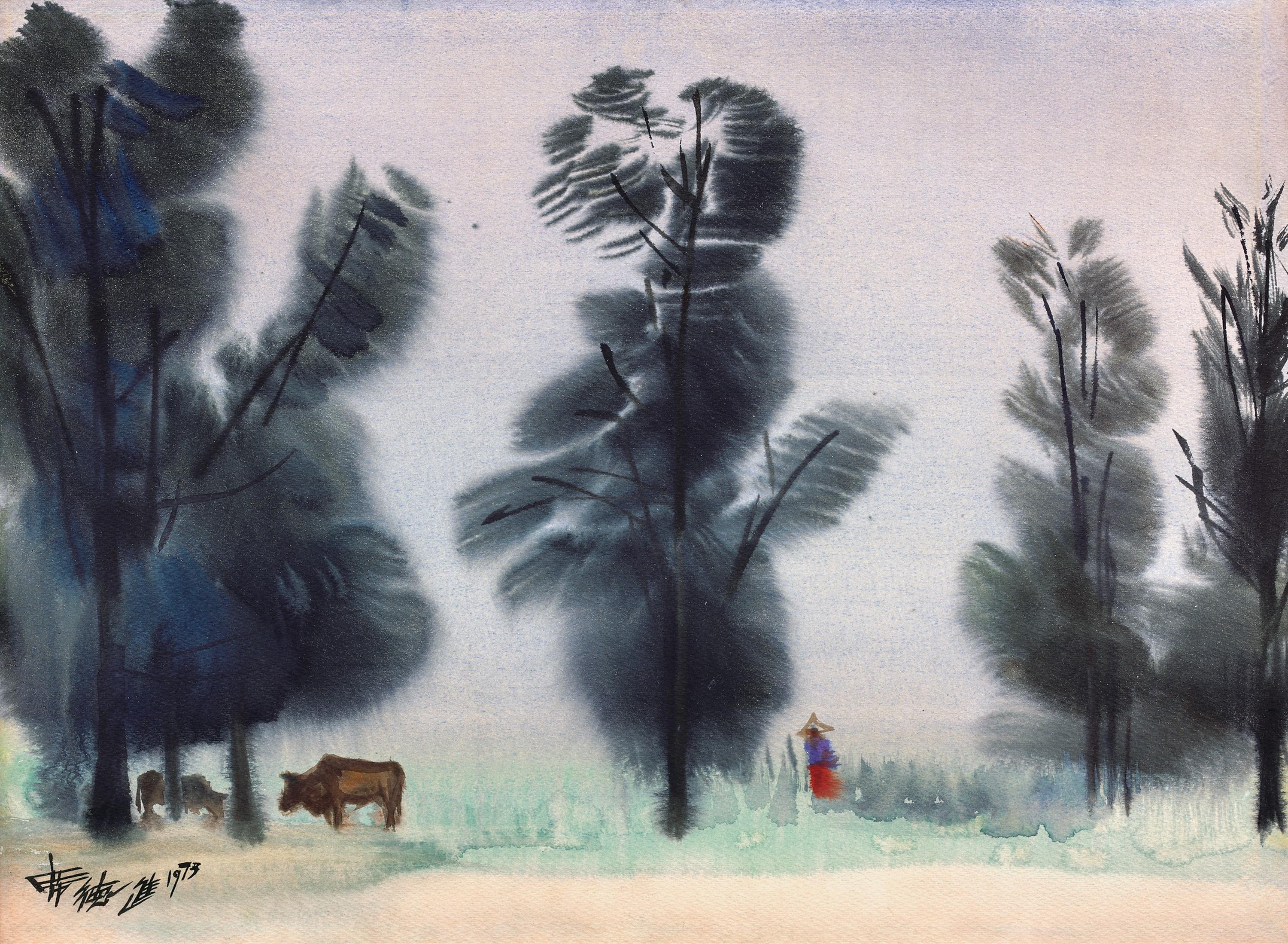 Shiy De-Jinn - In The Woods (Painted In 1973)