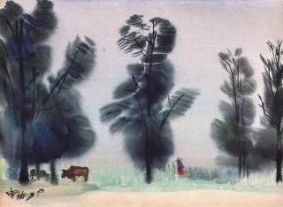 Shiy De-Jinn - In The Woods (Painted In 1973)