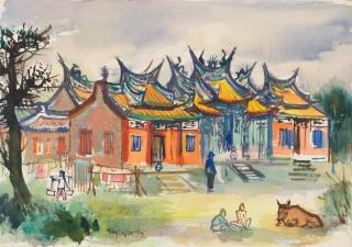 Shiy De Jinn - Village Temple, 1958