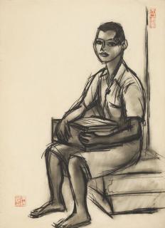 Shiy De-Jinn - Young Man with a Suitcase