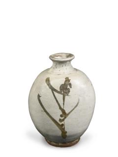 Shoji Hamada - Large Bottle With Willow Design