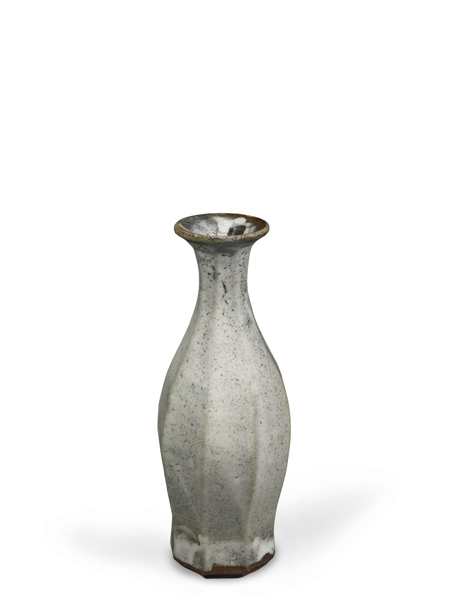 Shoji Hamada - White Faceted Vase
