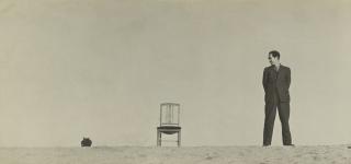 Shoji Ueda - Self-Portrait With Cat (\'Me And Cat\')