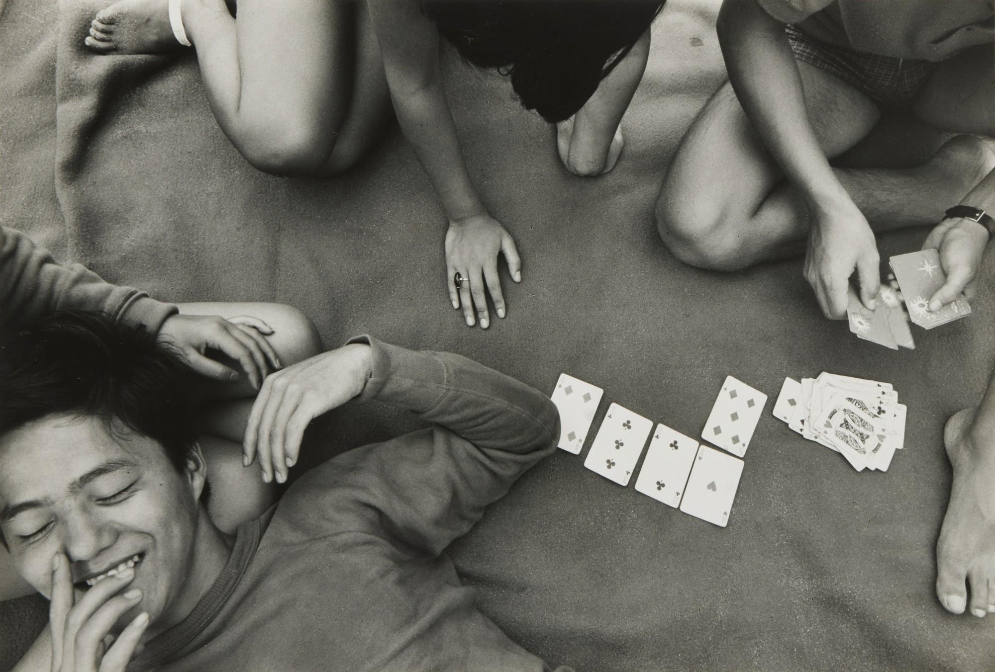 Shomei Tomatsu - Card Game, Zushi, Kanagawa