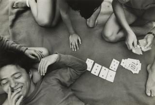 Shomei Tomatsu - Card Game, Zushi, Kanagawa