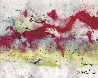 Shozo Shimamoto - Sans titre