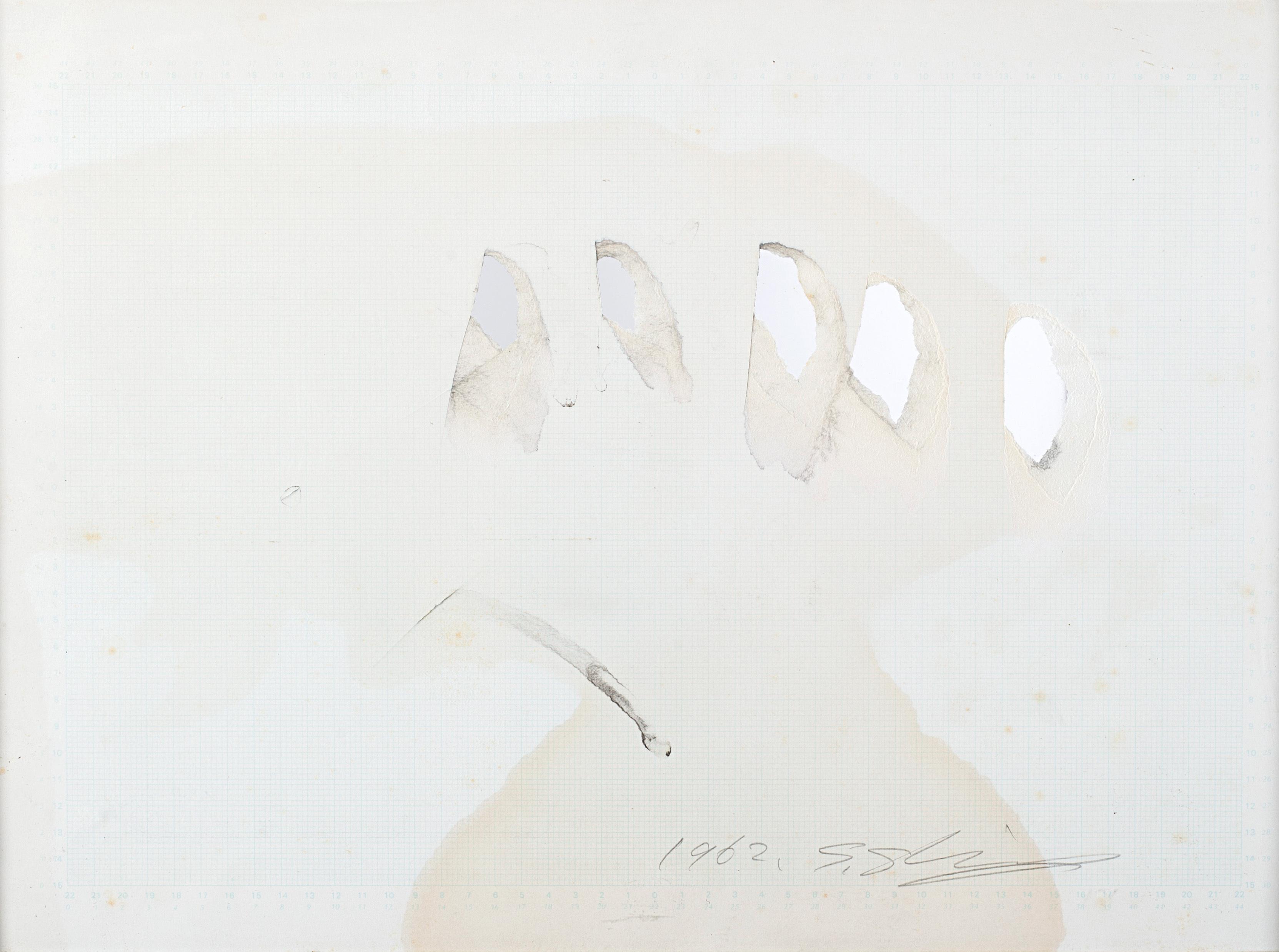 Shozo Shimamoto - Untitled - Esquisse Hole 8