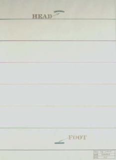 Shusaku Arakawa - Self Portrait