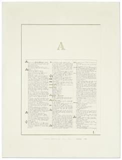 Shusaku Arakawa - Webster\'s Dictionary Page One