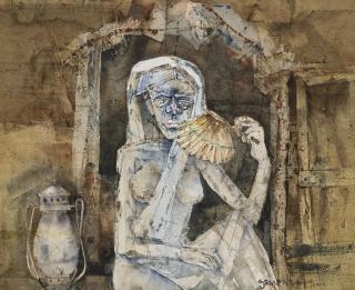 Shyamal Dutta Ray - Untitled (Alone)