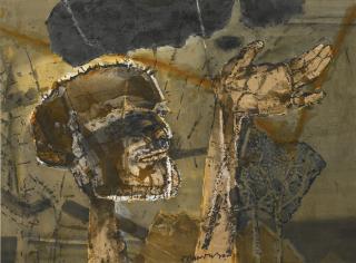 Shyamal Dutta Ray - Untitled (Praying For Rain)