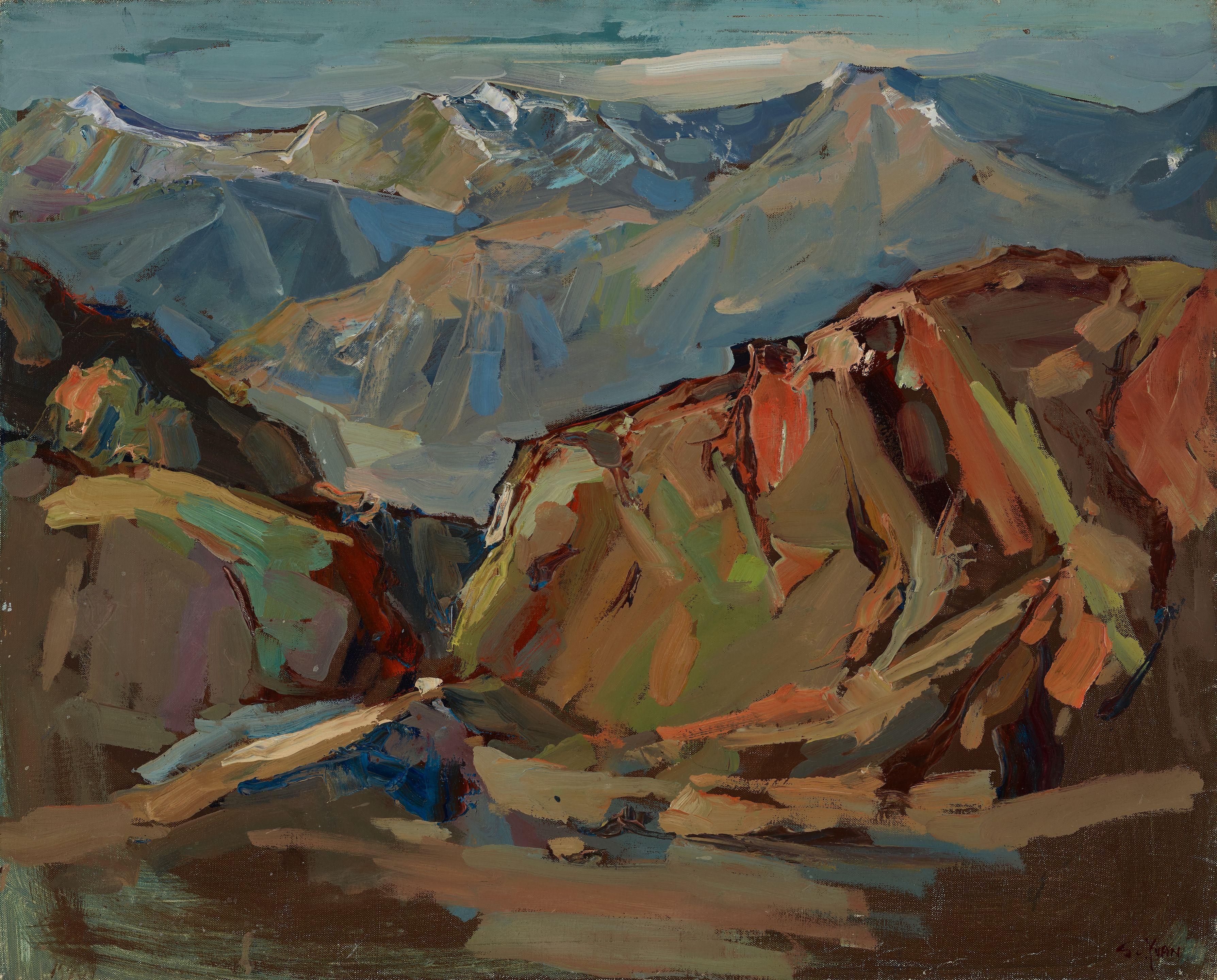 Si Chen Yuan - Mt. Whitney, above the Alabama Hills