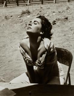 Sid Avery - Elizabeth Taylor Sunning Herself on the Set of \
