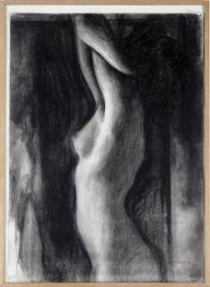 Sidney Goodman - Stretching Woman #2