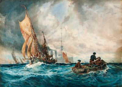 Sidney Goodwin - Rowing ashore