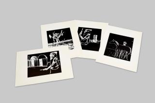 Sidney Nolan - A Folio of Etching Proofs and Artworks various sizes