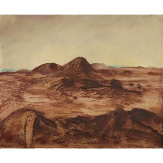 Sidney Nolan - Australian Outback Landscape