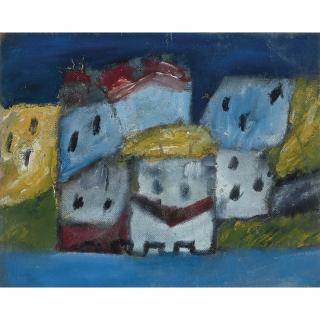 Sidney Nolan - Australian Wimmera Buildings