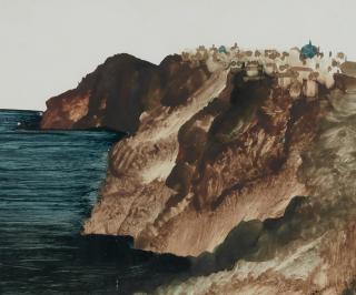 Sidney Nolan - Greek Island, 1956
