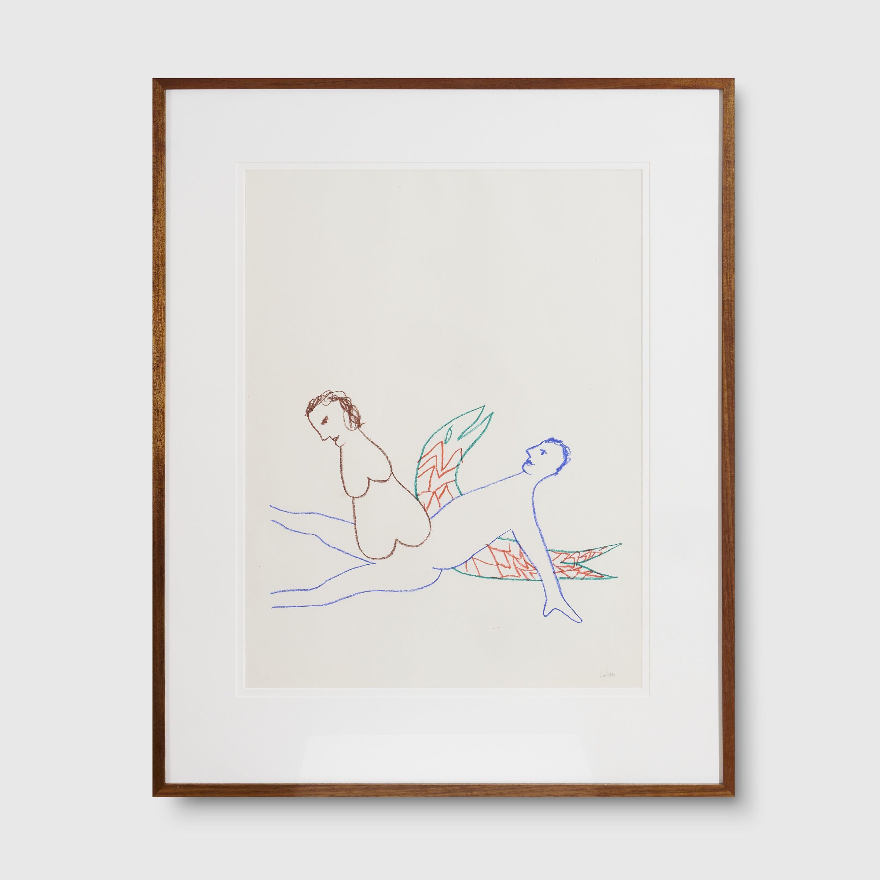 Sidney Nolan - Robert Lowell Poem XXXVIII, 1965