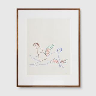 Sidney Nolan - Robert Lowell Poem XXXVIII, 1965