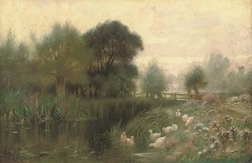 Sidney Pike - Ducks on a river