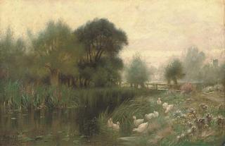 Sidney Pike - Ducks on a river