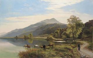 Sidney Richard Percy - A Lake in Wales