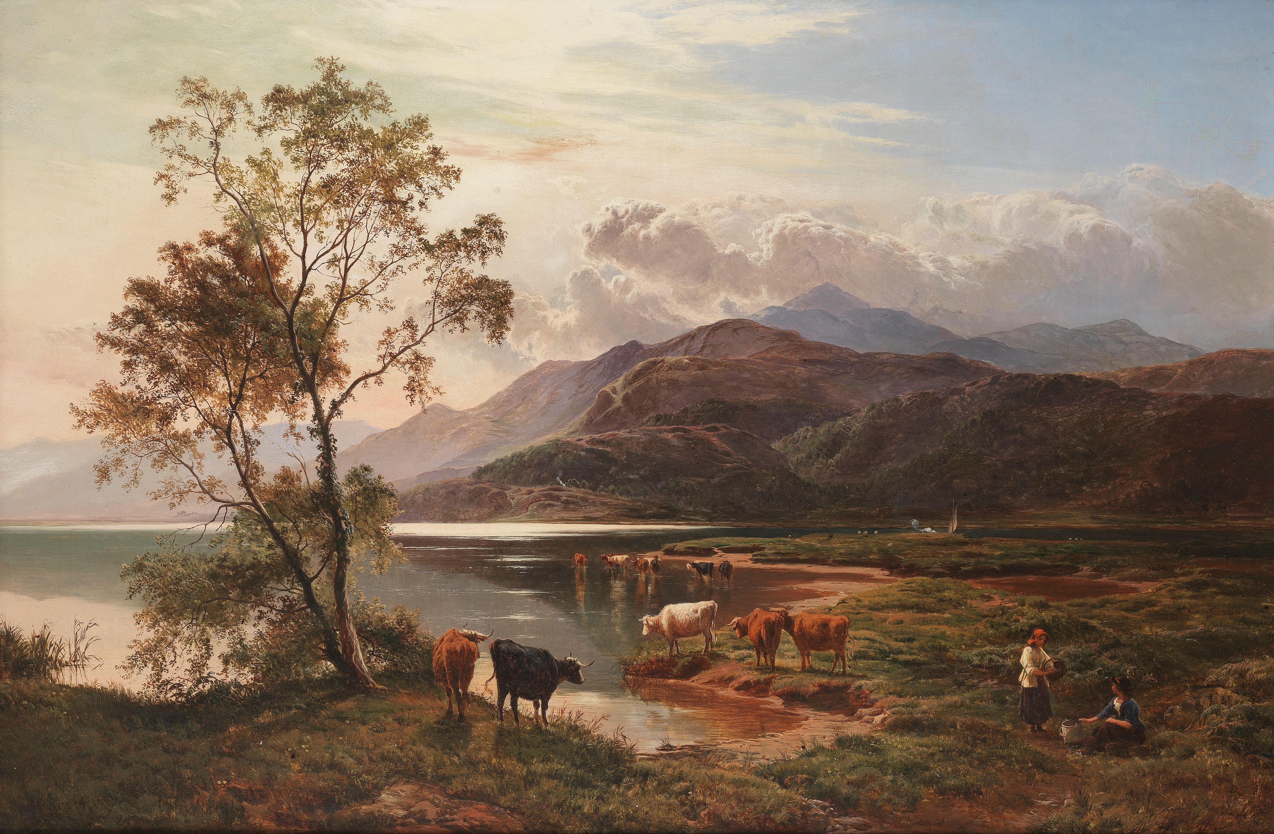 Sidney Richard Percy - A View Near Barmouth, North Wales