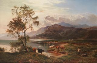 Sidney Richard Percy - A View Near Barmouth, North Wales