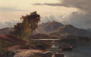 Sidney Richard Percy - Embarking On A Fishing Trip