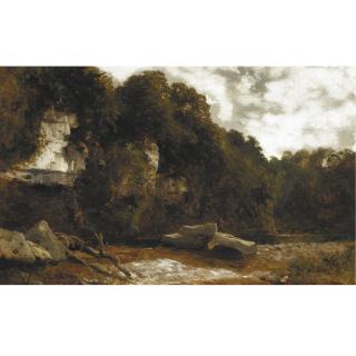 Sidney Richard Percy - Fishing On The River Greta