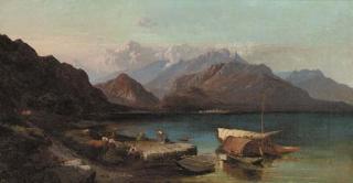 Sidney Richard Percy - Lake Maggiore