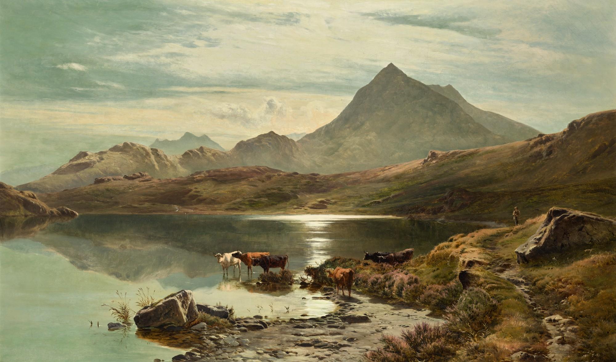 Sidney Richard Percy - Llyn Y Cwn Flynnon, North Wales