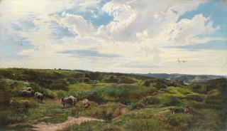 Sidney Richard Percy - \'On Wimbledon Common\' unframed