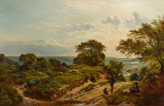 Sidney Richard Percy - Path To The Bay, Fairlight Cove