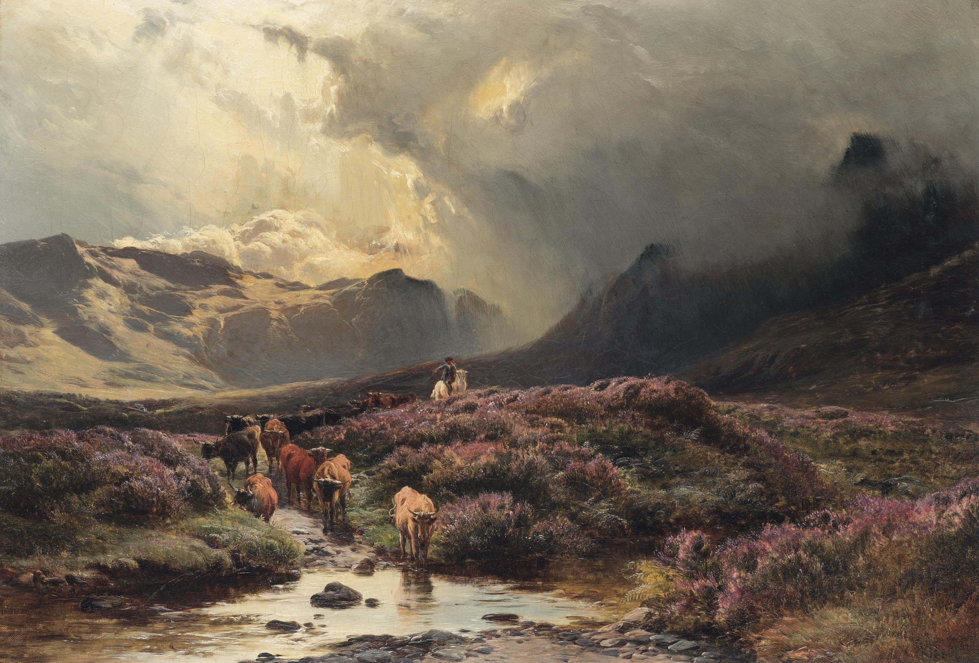Sidney Richard Percy - The incoming storm, Glencoe