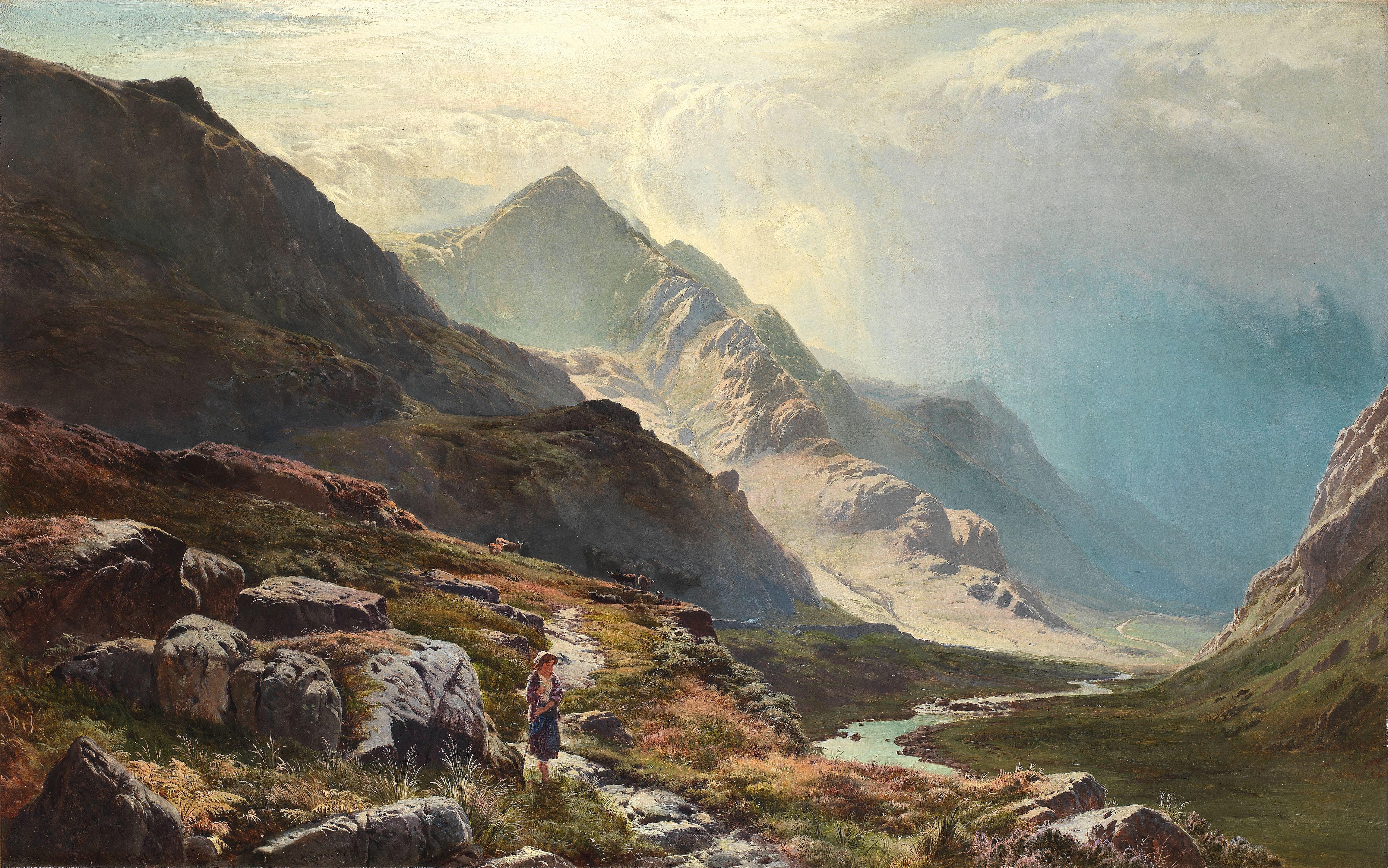 Sidney Richard Percy - The mountain pass