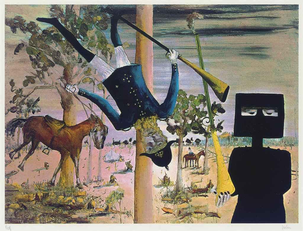 Sidney Robert Nolan - The death of Constable Scanlon from Ned Kelly Series