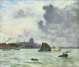 Siebe-Johannes Ten Cate - Vue Du Port De Dordrecht