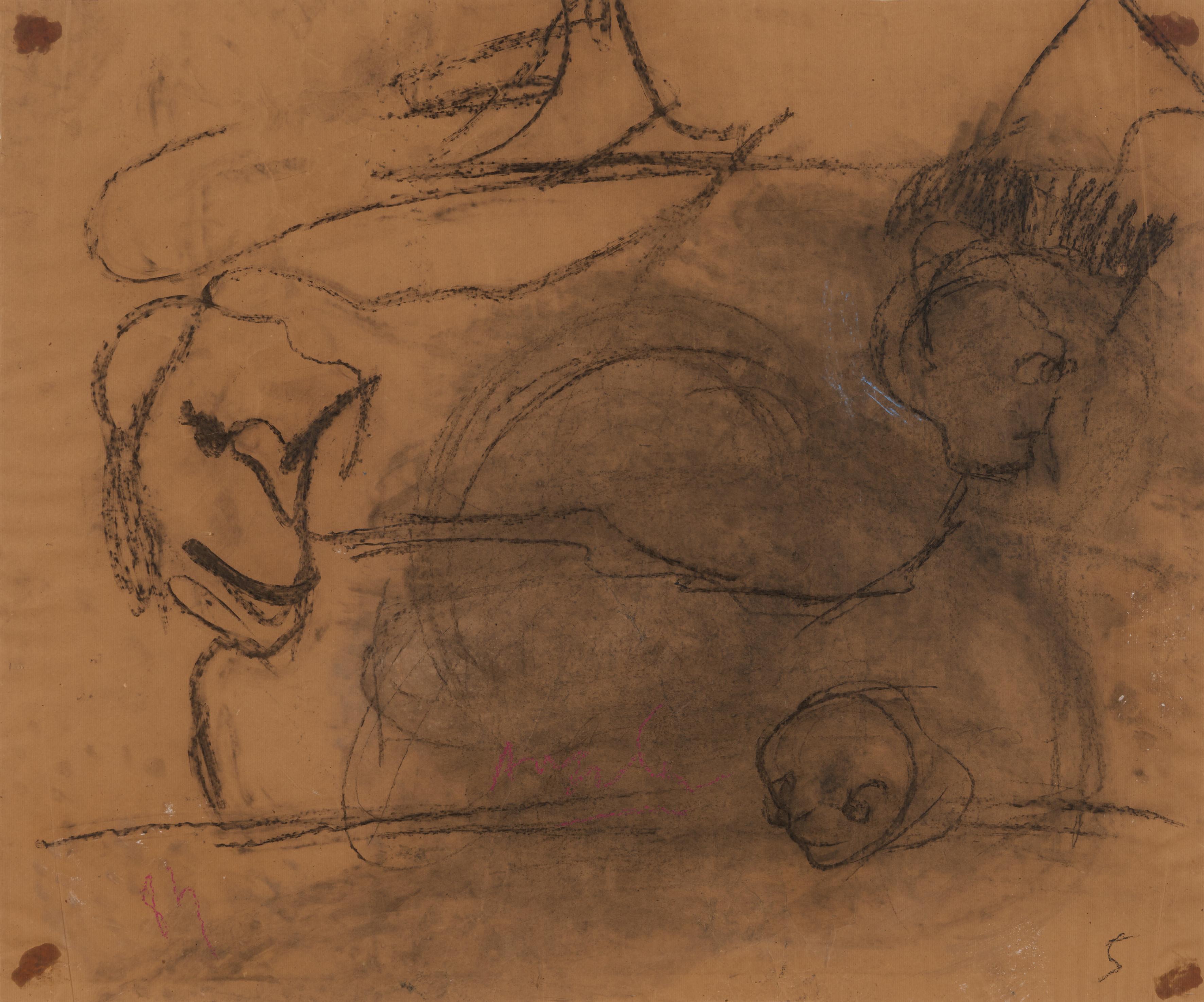 Siegfried Anzinger - Ohne Titel (An 56).