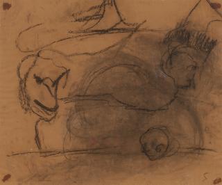 Siegfried Anzinger - Ohne Titel (An 56).